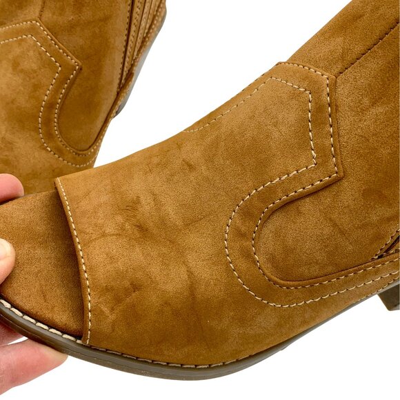 Chunky Heel Peep Toe Booties by Maurices - Picture 9 of 9